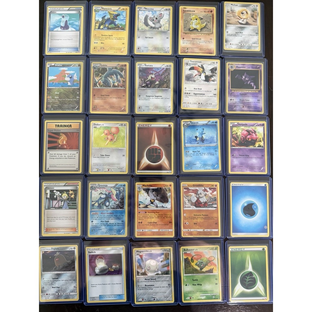 Pokemon TCG 50 Card Mixed Lot Bulbasaur Greninja Haunter Dratini Vintage Modern